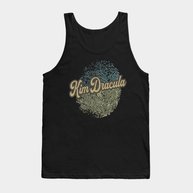 Kim Dracula Fingerprint Tank Top by anotherquicksand